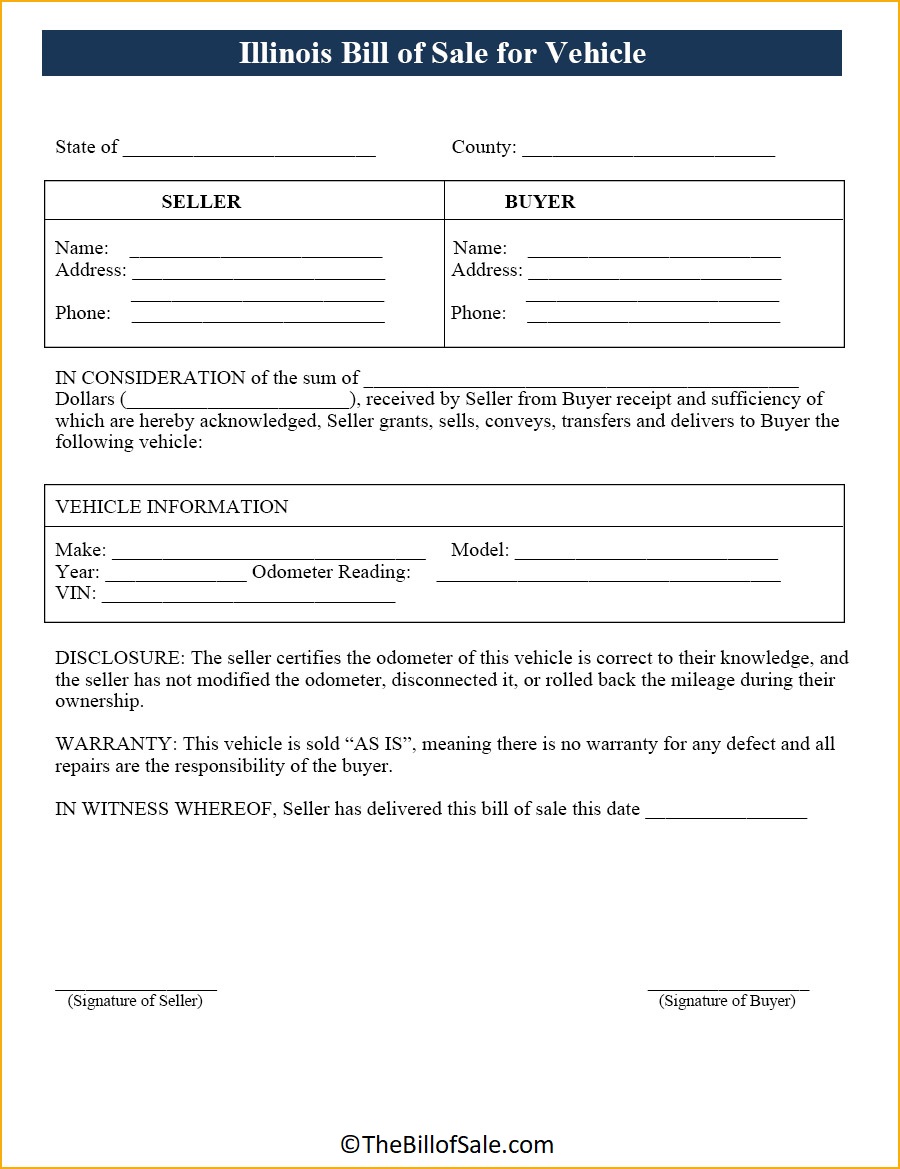 Illinois-Bill-of-Sale-for-Vehicle