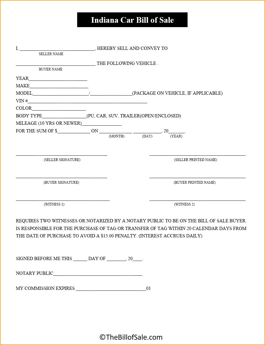 Indiana-Car-Bill-of-Sale